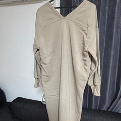 ⭕️一度のみ使用⭕️ 裏起毛ワンピース フリーサイズ 5,000円ほどで購入の画像