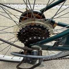 【個別に返答できずすみません　決まりました】自転車　リアタイヤ交換済の画像