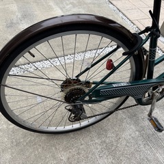 【個別に返答できずすみません　決まりました】自転車　リアタイヤ交換済の画像