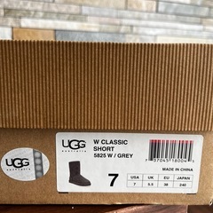 UGG australia ムートンブーツ グレー　24.0cmの画像