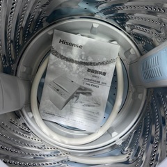 送料・設置込み可　洗濯機　4.5kg  Hisense 2021年【分解クリーニング済み】の画像