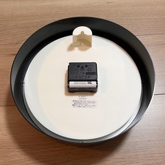 ニトリ 壁掛け時計 電波時計 乾電池の画像