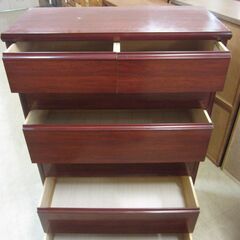 チェスト（タンス）　レッドオーク色【J571031-204】の画像