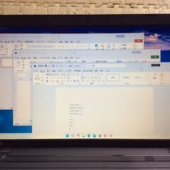 【美品 大画面高精細 高性能i5 お勧め】東芝ノートパソコンdynabook TB57/PB　Win11 Corei5 メモリ8GB SSD256GB Officeインストールの画像