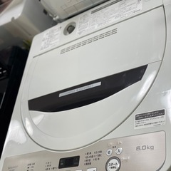 送料・設置込み可　洗濯機　6kg SHARP 2020年【分解クリーニング済み】の画像