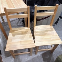 木製　ダイニングセットの画像