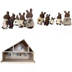 170070 現状品 Sylvanian Families シルバニアファミリー 初期ハウス・人形・家具 まとめ売り [0000000002788]の画像