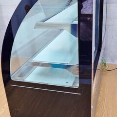 2021年製 冷蔵ショーケース RITS-219L 対面冷蔵ショーケース 219L 動作OK 1年前購入 キャスター付き 棚板2枚 JCM ラウンド型 LED照明の画像