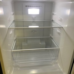 & 2ドアノンフロン冷凍冷蔵庫　AQUA アクア　135L AQR-14PBK 2023年製　動作確認済みの画像