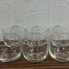 【お売りします】和風切子 冷茶 トンボ柄切子 コップ グラス 8コの画像