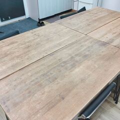 SPICE of Life★格安★ インダストリアル会議orダイニング テーブル4台（11/24の22時、25,26日全日の画像