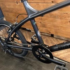 防犯登録料無料！【Bianchi LECCOアルミフレーム】7段変速　20インチミニベロ　ガンメタブラックの画像