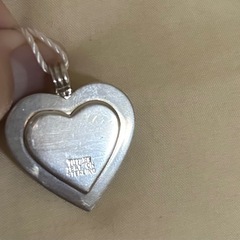 ティファニー ハート イエロー ゴールド コンビ ネックレス トップ TO137の画像