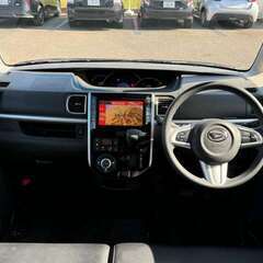 【自社ローン】ダイハツ タントカスタム グレード XトップEDリミテッドSAⅢ 紫 衝突軽減ブレーキ フロントカメラ サイドカメラ 障害物センサー バックカメラ シートヒーター フルセグTV メモリーナビ ETC Bluetooth接続の画像