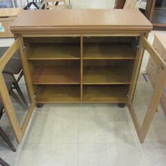 棚（収納）　ガラス戸　【J571031-209】の画像