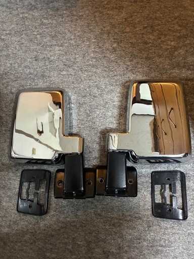 トヨタ ランドクルーザー 60系サイドミラー ドアミラー　クローム　メッキ