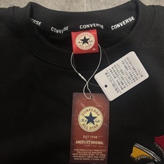 【新品未使用】2枚セットCONVERSE 薄手トレーナー Mサイズ タグ付きの画像