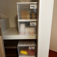 【決まりました】ニトリ クローゼットケースの画像