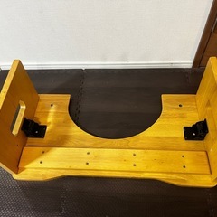 トイレ 木製 踏み台 幼児トイレトレーニング用　の画像