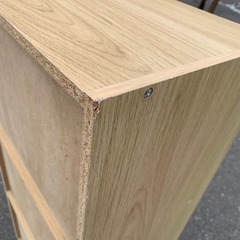 美原店 ３段 カラーボックス ブラウン　収納本棚の画像