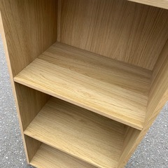 美原店 ３段 カラーボックス ブラウン　収納本棚の画像