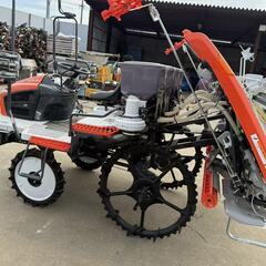 【福岡県みやま市】超美品　クボタ NW8S FGS仕様 乗用 田植機 8条植え 23.9時間 GPS 肥料撒き 除草剤撒き付き ワンシーズン使用の画像