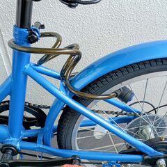 新品・未使用の折り畳み自転車２０インチの画像