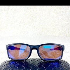 極美品　OAKLEY　CROSSLINK　サングラス　ミラーレンズ　ブラックの画像