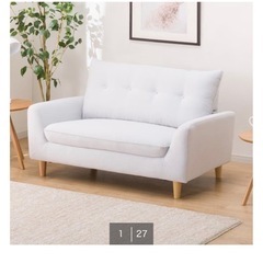 ソファ（グレー）0円 美品の画像