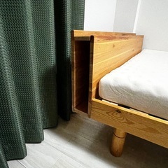 セミダブルベット マットレス付き の画像