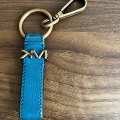 MICHAEL KORSマイケルコース キーホルダー キーリング MKロゴ ブルー系の画像