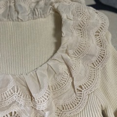 おしゃれ　セクシー純綿セーター
の画像