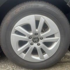 【4本セット)】50プリウス　純正アルミホイール　タイヤ4本セットの画像
