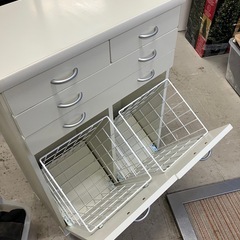 石2510-761 キッチンカウンター ダストボックス 2個付き 中古の画像