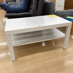 A-426【リユースのサカイ野々市店】ジモティ来店特価‼ ローテーブル IKEA ホワイト クリーニング済みの画像