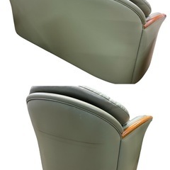 NO.2621 maruni マルニ ３人掛けソファ ソロソファ 2点セット ソファ 家具 中古の画像