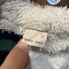 子供用ポンチョ（サイズ約80）　petit mainの画像