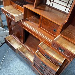 アンティーク 茶棚 茶箪笥の画像