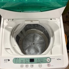 HERB Relax（ヤマダ電機オリジナル） 全自動洗濯機 YWM-T45A1 2017年製　4.5kg
の画像