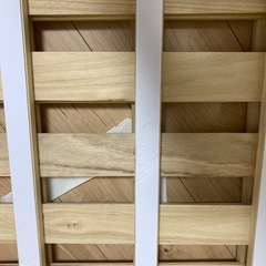 アイリスオーヤマ すのこマット シングル 4つ折りの画像