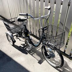 ●フランスベッド● 電動アシスト三輪自転車 ランドパル ASU-3WSR 安定の画像