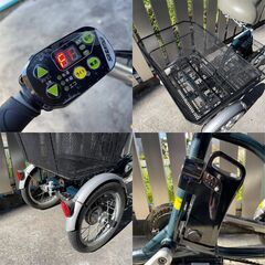 ●フランスベッド● 電動アシスト三輪自転車 ランドパル ASU-3WSR 安定の画像