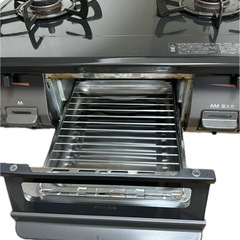 【美品】リンナイ　グリル付きガステーブルの画像