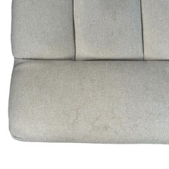 ホワイトファブリック座椅子 リクライニングの画像