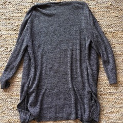 ロングカーディガングレー＊サイズ38＊の画像