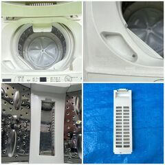 【❗️✨一人暮らし応援✨❗️】YAMADA SELECT 全自動洗濯機 🧺6kg  風乾燥付き✨簡易清掃・動作確認済み❗️の画像