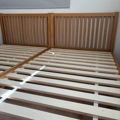 アクタス　シングルベッド　2台　ミモザベッド　の画像