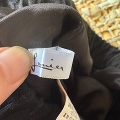 ロングスカート ブラック 黒の画像