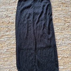 ロングスカート ブラック 黒の画像