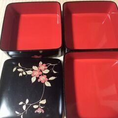 うるし塗　重箱三段　※無料の画像